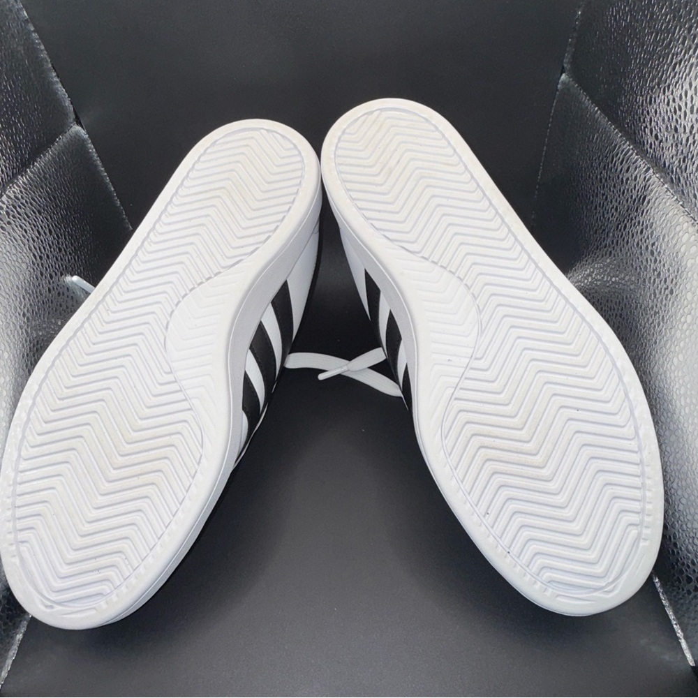 Size 8.5 - adidas Grand Court 2.0 White Black Women GW9214, No Box, Clean, 10/10 - Picture 9 of 10